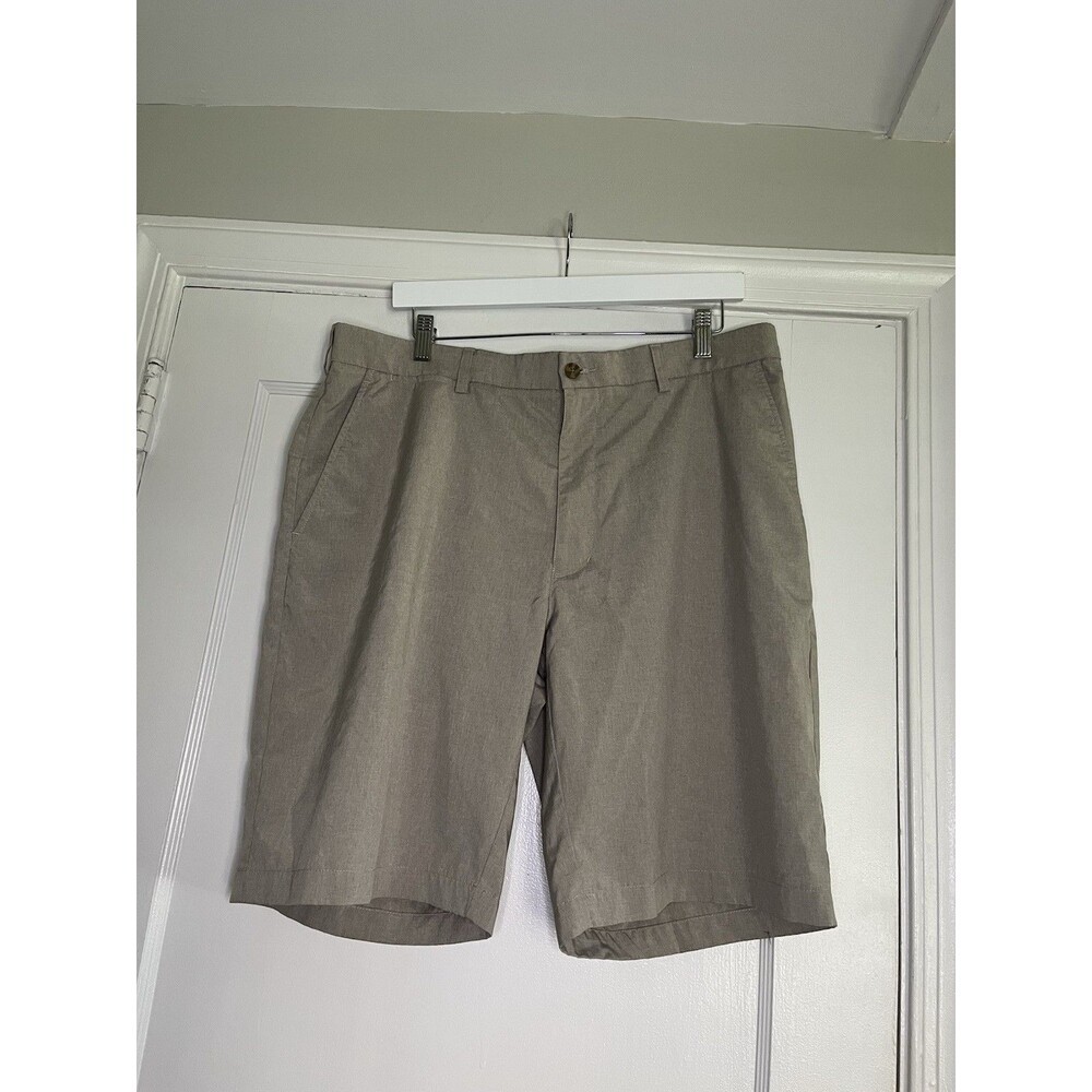 Grand Slam Chino Men's Beige Shorts, Polyester Cotton, Button, Zip, Pockets Size